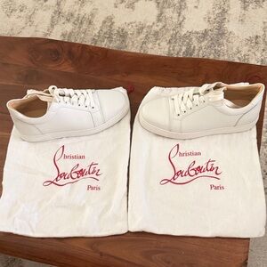 Christian Louboutin Ivory Sneakers